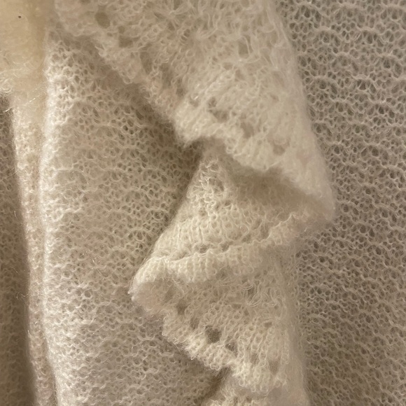 SÉZANE Elsa Mohair Sweater Ecru size M- lightly worn - Picture 5 of 10